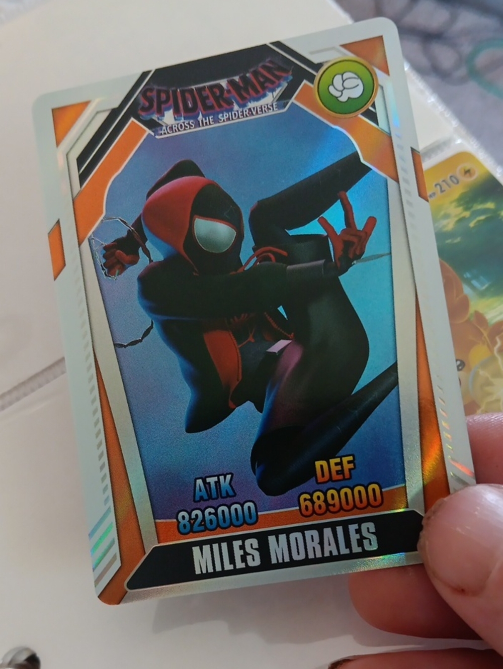 Spiderman Miles Morales Trading Card - Red/Black